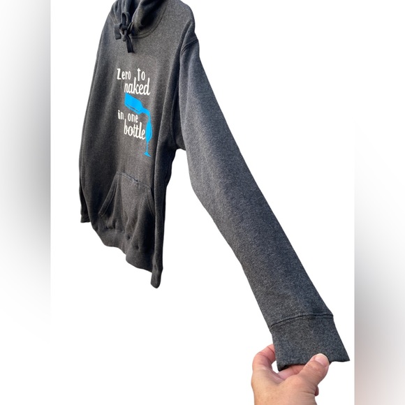 J America “Zero To Naked In One Bottle” Hoodie With Attached Bottle Opener - Picture 5 of 8